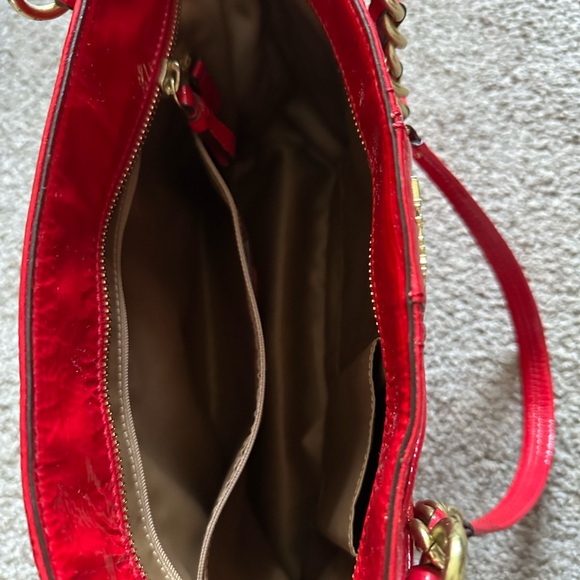 Coach Vibrant Red Leather Tote - Picture 5 of 7